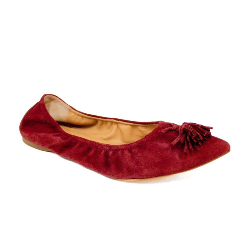 J Crew Lottie Flats Pointy Toe w/ Tassels Suede  | J Crew Shoes | Leather | 7.5 - Picture 10 of 10